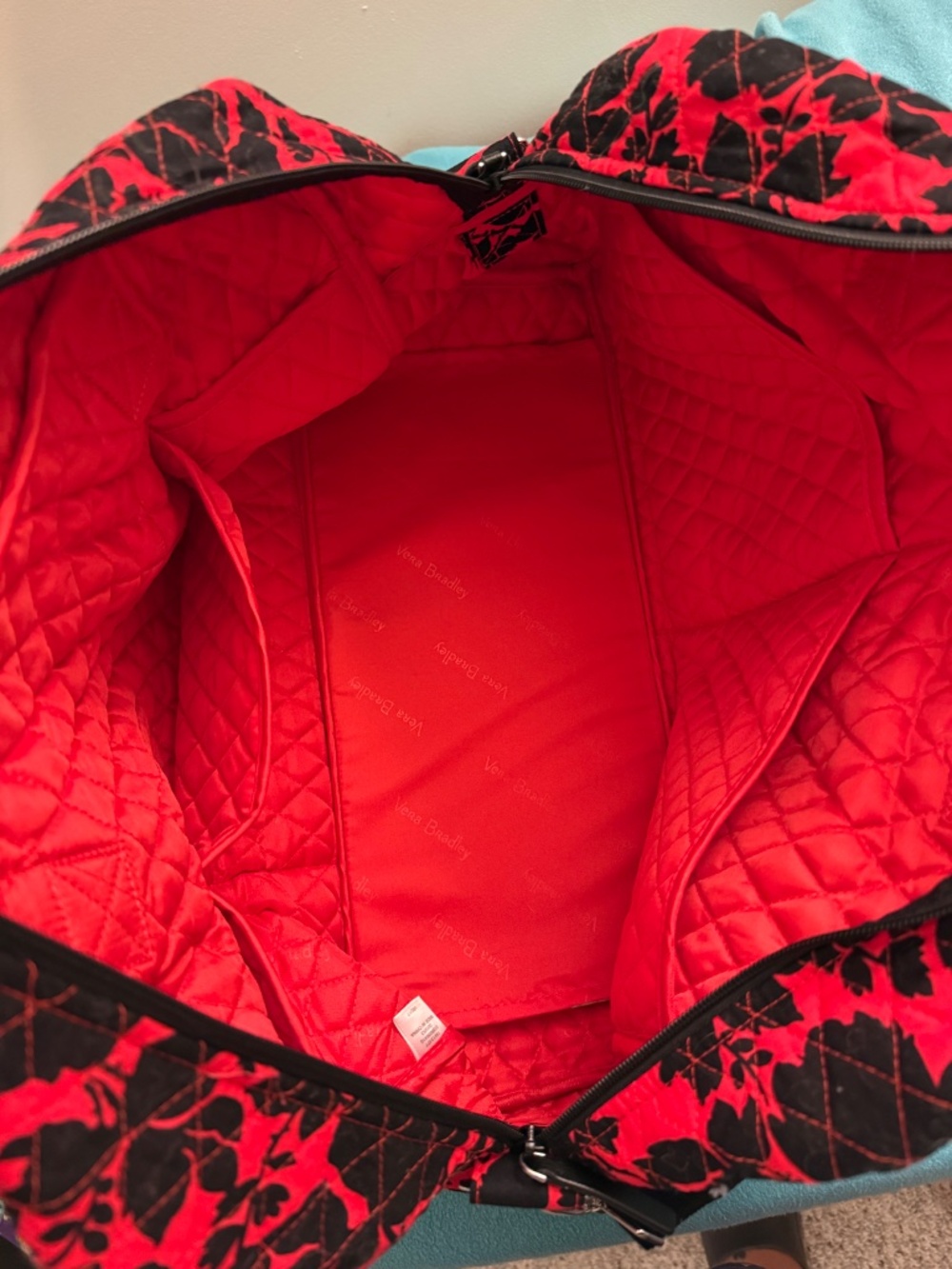 Vera Bradley Weekender Travel Bag in Silhouette Floral - Picture 3 of 4